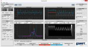 Messsoftware FlowDop200 (Programmoberfläche)