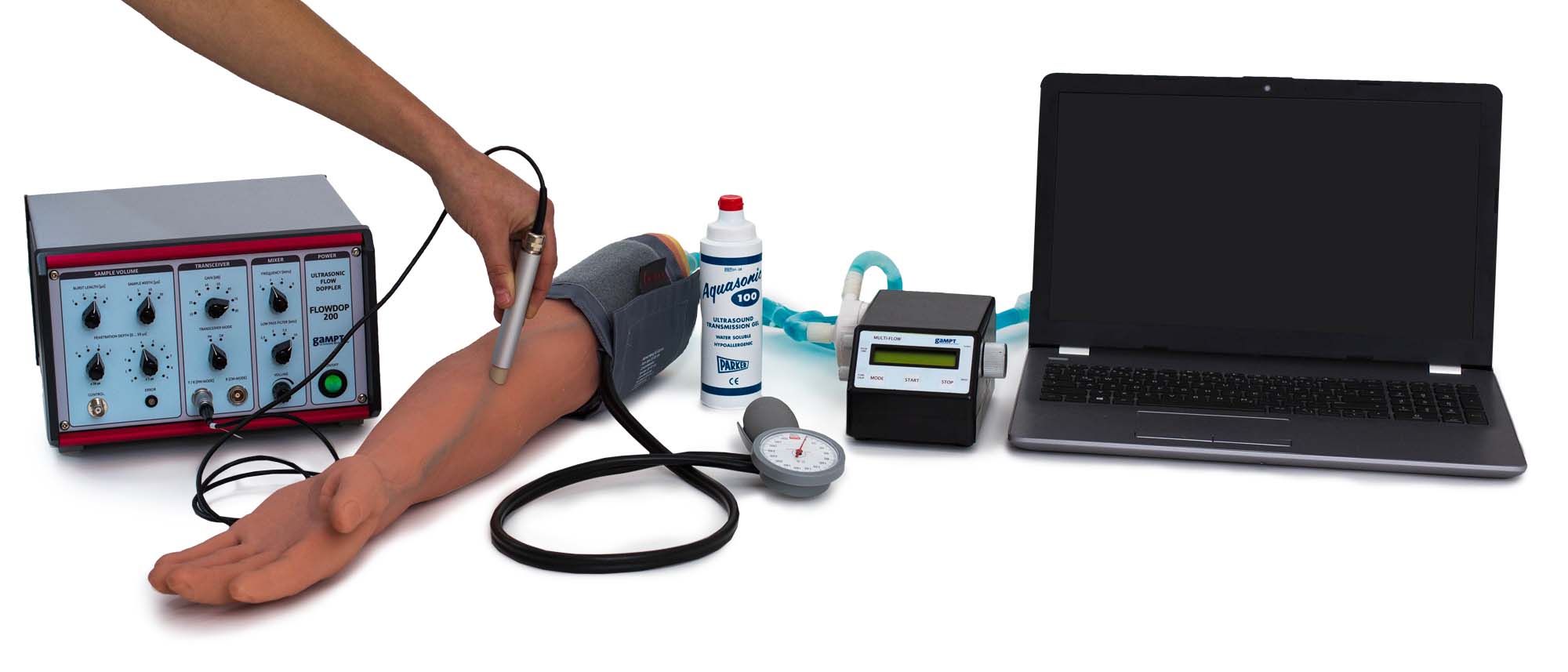 MED06 Blutdruckmessung mit Ultraschall (Doppler-Verschlussdruckmessung)