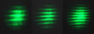 Projection pattern with green laser