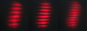 Projection pattern with red laser