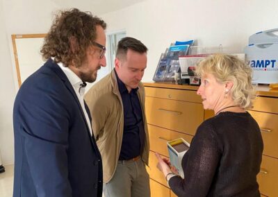 Oberbürgermeister und MITZ zu Besuch bei GAMPT