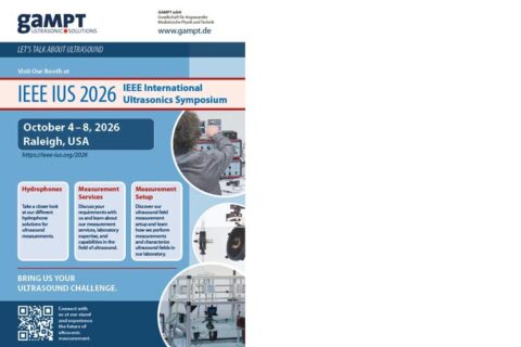 Besuchen Sie uns auf der IEEE IUS 2026 in Raleigh (USA)
