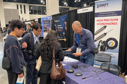 Unsere Hydrophone auf dem IEEE IUS 2026